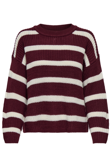 Jacqueline de Yong jdyjusty l/s stripe pullover knt no